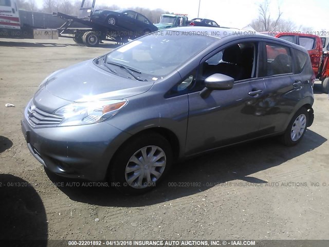3N1CE2CP8GL365920 - 2016 NISSAN VERSA NOTE S/S PLUS/SV/SL/SR GRAY photo 2
