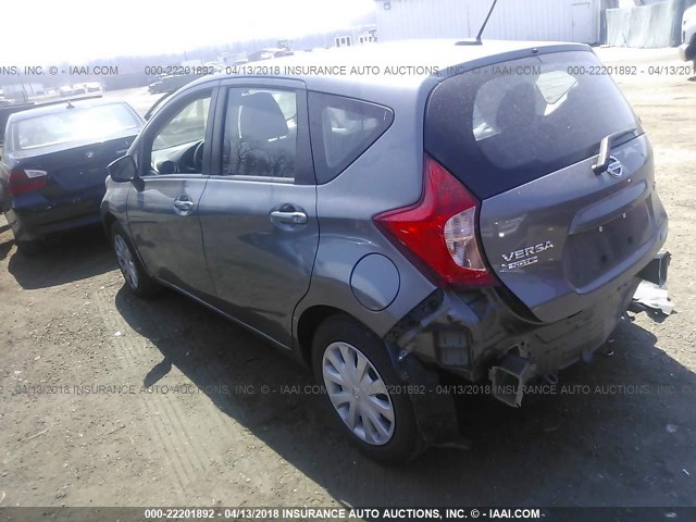 3N1CE2CP8GL365920 - 2016 NISSAN VERSA NOTE S/S PLUS/SV/SL/SR GRAY photo 3