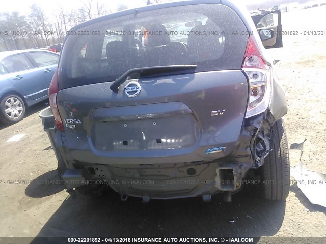 3N1CE2CP8GL365920 - 2016 NISSAN VERSA NOTE S/S PLUS/SV/SL/SR GRAY photo 6