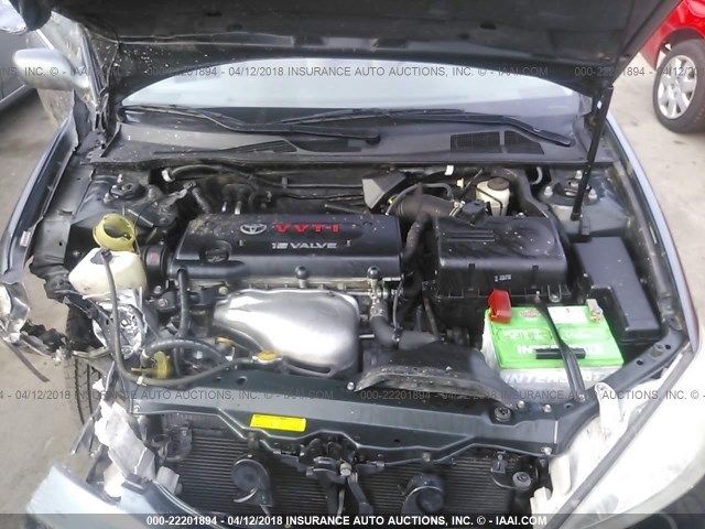 4T1BE32K13U759811 - 2003 TOYOTA CAMRY LE/XLE/SE მწვანე ფოტო 10