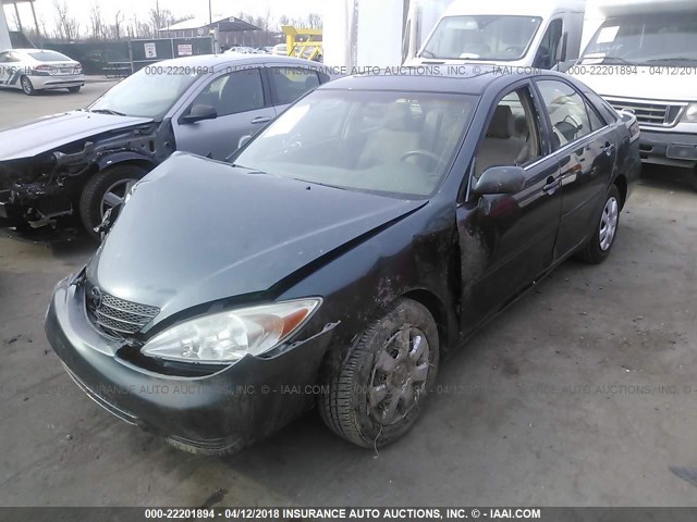 4T1BE32K13U759811 - 2003 TOYOTA CAMRY LE/XLE/SE GREEN photo 2
