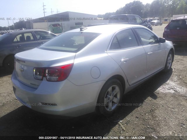 1G11B5SL0FF346695 - 2015 CHEVROLET MALIBU LS ვერცხლისფერი ფოტო 4