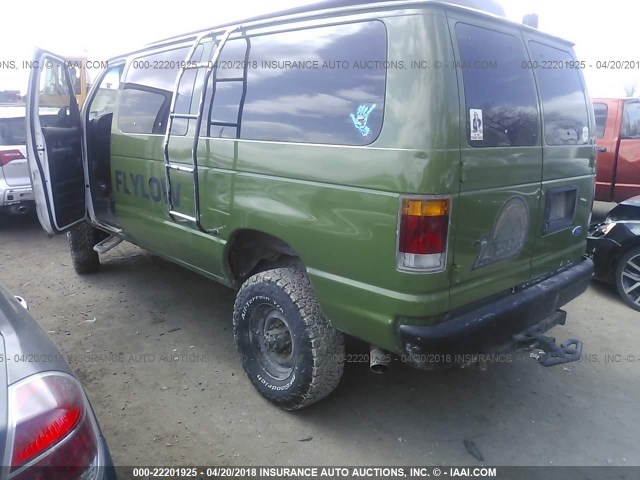 1FBHE31HXRHA33701 - 1994 FORD ECONOLINE E350 GREEN photo 3