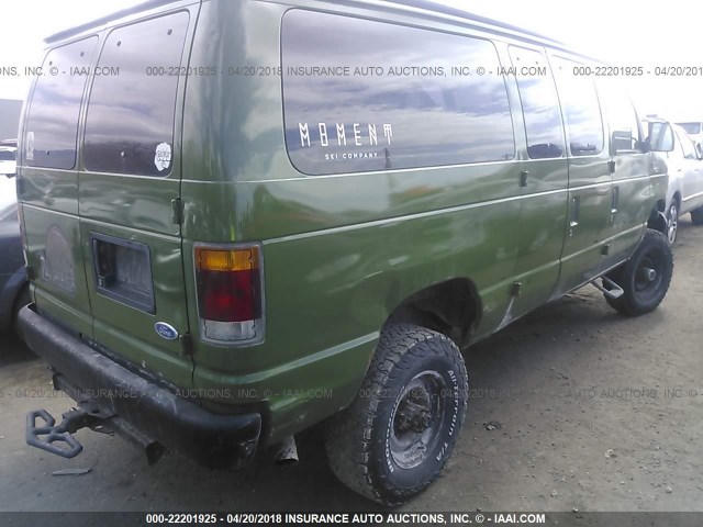 1FBHE31HXRHA33701 - 1994 FORD ECONOLINE E350 GREEN photo 4