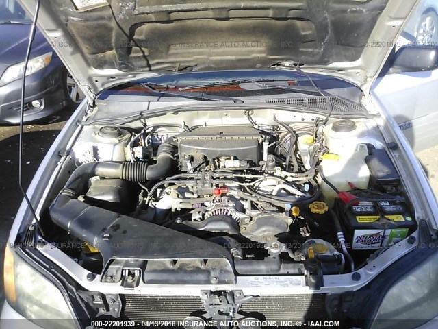 4S3BH675647625229 - 2004 SUBARU LEGACY OUTBACK AWP 银色 照片 10