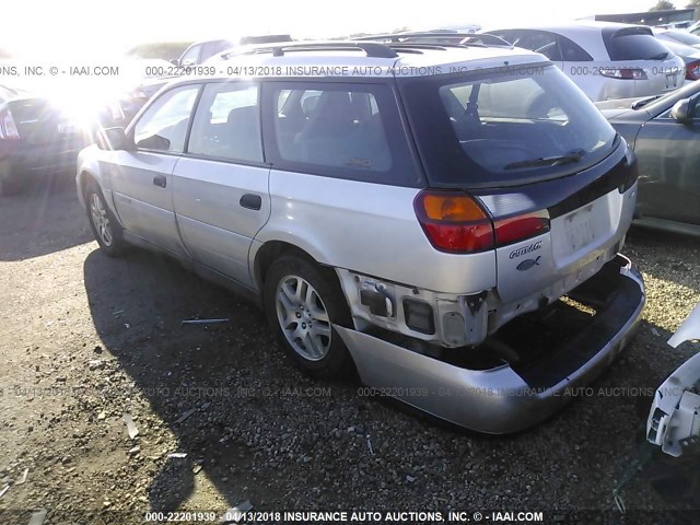 4S3BH675647625229 - 2004 SUBARU LEGACY OUTBACK AWP 银色 照片 3