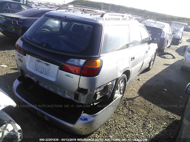 4S3BH675647625229 - 2004 SUBARU LEGACY OUTBACK AWP 银色 照片 4