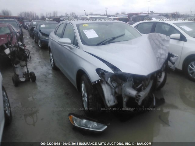 3FA6P0HD0GR138523 - 2016 FORD FUSION SE SILVER photo 1