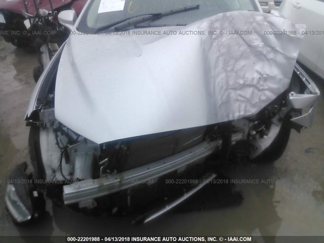 3FA6P0HD0GR138523 - 2016 FORD FUSION SE Արծաթագույն լուսանկար 10