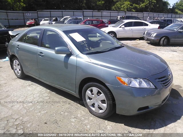 4T1BE46K77U527901 - 2007 TOYOTA CAMRY NEW GENERAT CE/LE/XLE/SE GREEN photo 1