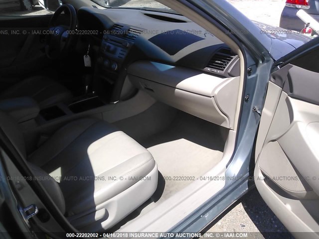 4T1BE46K77U527901 - 2007 TOYOTA CAMRY NEW GENERAT CE/LE/XLE/SE GREEN photo 5