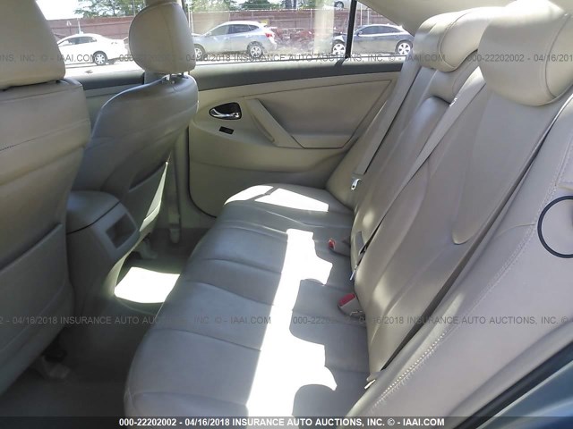 4T1BE46K77U527901 - 2007 TOYOTA CAMRY NEW GENERAT CE/LE/XLE/SE GREEN photo 8