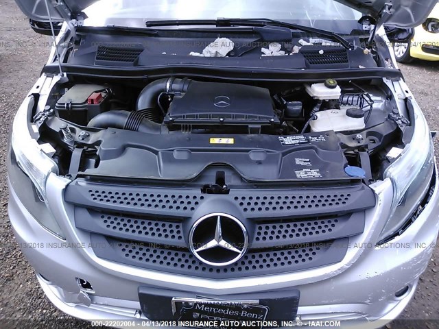 WD4PG2EE0G3086869 - 2016 MERCEDES-BENZ METRIS SILVER photo 10