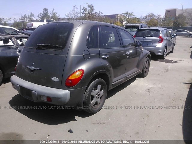 3C8FY4BB61T648390 - 2001 CHRYSLER PT CRUISER BROWN photo 4
