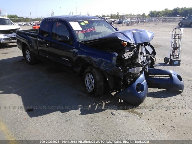 5TETX22NX8Z553649 - 2008 TOYOTA TACOMA ACCESS CAB BLUE photo 1