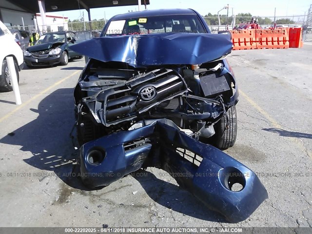 5TETX22NX8Z553649 - 2008 TOYOTA TACOMA ACCESS CAB BLUE photo 6