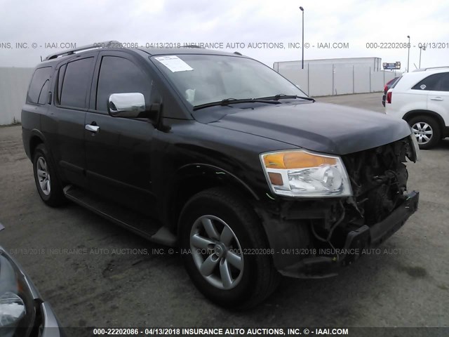 5N1AA0ND1CN603510 - 2012 NISSAN ARMADA SV/SL/PLATINUM BLACK photo 1