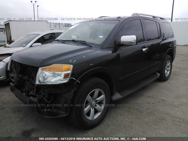 5N1AA0ND1CN603510 - 2012 NISSAN ARMADA SV/SL/PLATINUM BLACK photo 2