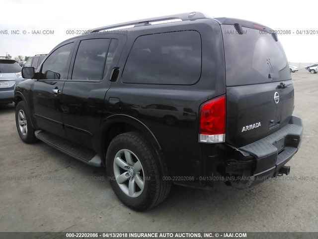 5N1AA0ND1CN603510 - 2012 NISSAN ARMADA SV/SL/PLATINUM BLACK photo 3