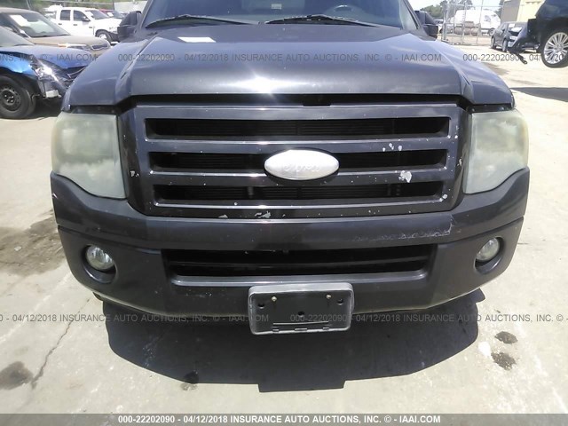 1FMFK19547LA44788 - 2007 FORD EXPEDITION EL LIMITED GRAY photo 6