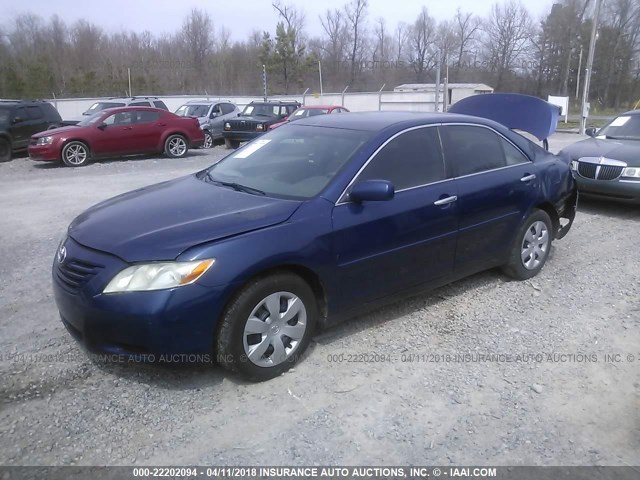 4T1BE46K17U117630 - 2007 TOYOTA CAMRY NEW GENERAT CE/LE/XLE/SE BLUE photo 2