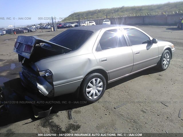 JT2BG22K310565237 - 2001 TOYOTA CAMRY CE/LE/XLE GOLD photo 4