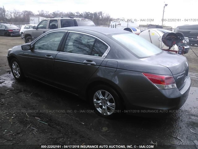 1HGCP26479A033326 - 2009 HONDA ACCORD LXP GRAY photo 3