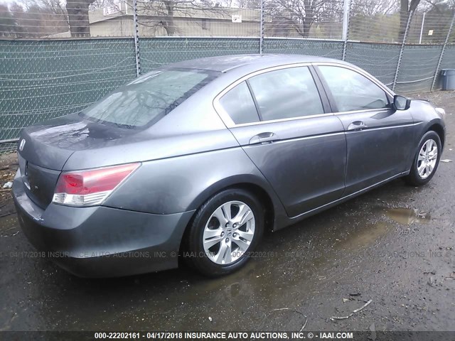 1HGCP26479A033326 - 2009 HONDA ACCORD LXP GRAY photo 4