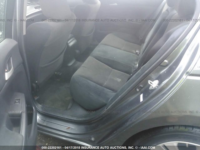 1HGCP26479A033326 - 2009 HONDA ACCORD LXP GRAY photo 8