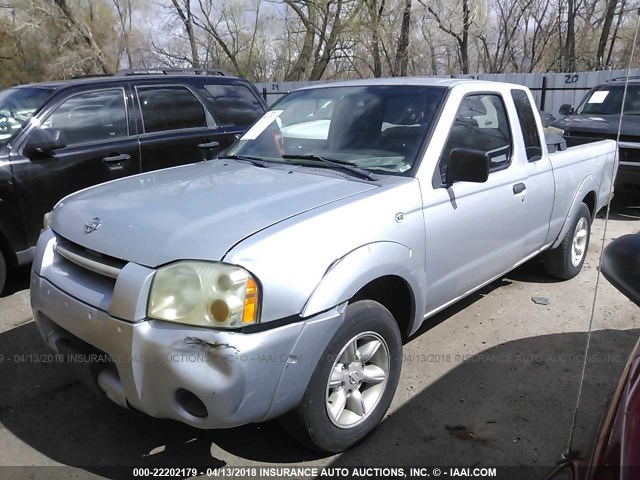 1N6DD26S91C397828 - 2001 NISSAN FRONTIER KING CAB XE SILVER photo 2