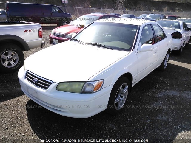 4T1BG22K91U763204 - 2001 TOYOTA CAMRY CE/LE/XLE WHITE photo 2