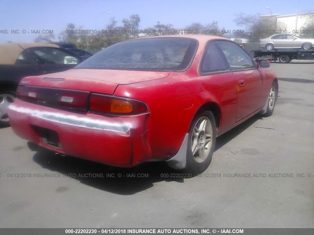 JN1AS44D6SW024504 - 1995 NISSAN 240SX SE RED photo 4