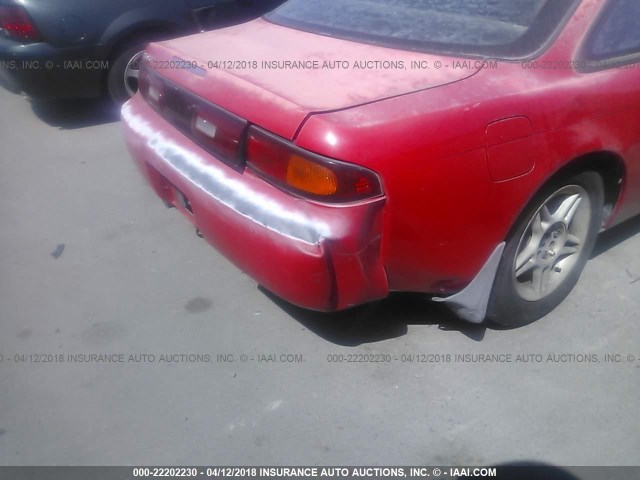 JN1AS44D6SW024504 - 1995 NISSAN 240SX SE RED photo 6