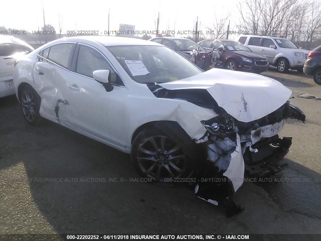 JM1GJ1W52G1478882 - 2016 MAZDA 6 GRAND TOURING WHITE photo 1