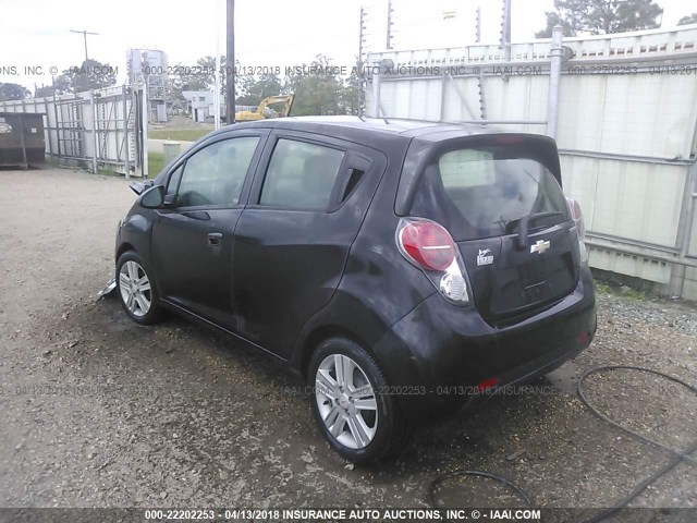 KL8CB6S92DC510210 - 2013 CHEVROLET SPARK LS BLACK photo 3