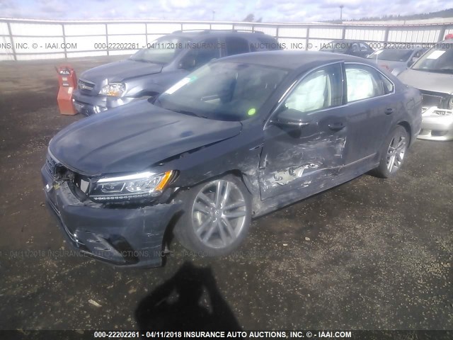 1VWDT7A36HC043338 - 2017 VOLKSWAGEN PASSAT R-LINE Boz foto 2