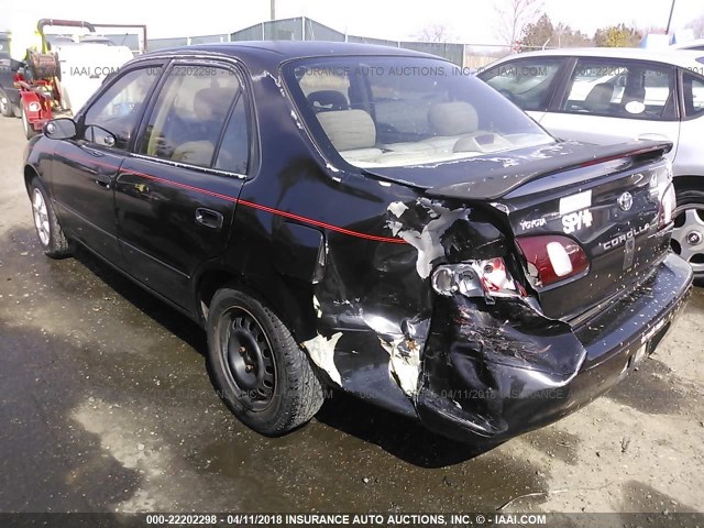 2T1BR12E8XC156297 - 1999 TOYOTA COROLLA VE/CE/LE BLACK photo 3