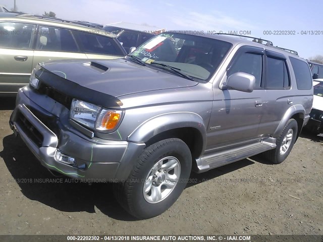 JT3HN86R320389345 - 2002 TOYOTA 4RUNNER SR5 SILVER photo 2