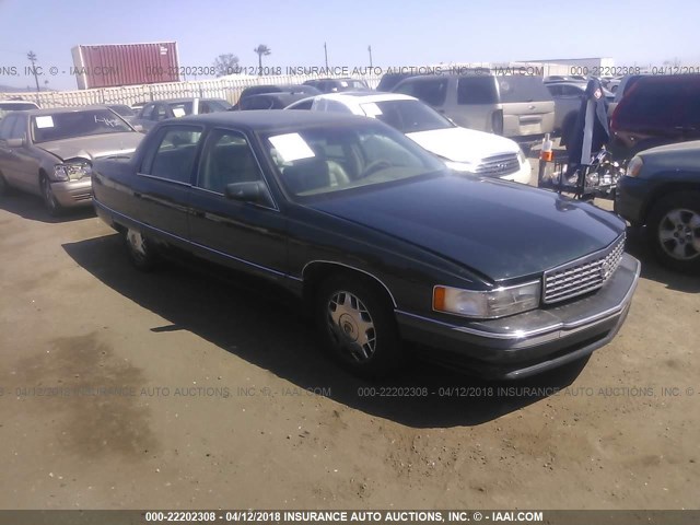 1G6KF52Y6SU209037 - 1995 CADILLAC DEVILLE CONCOURS GREEN photo 1