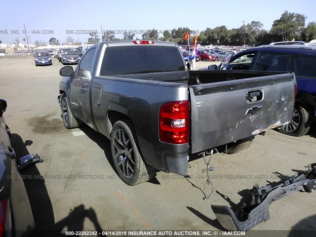 1GCNCPEXXDZ299252 - 2013 CHEVROLET SILVERADO C1500 GRAY photo 3