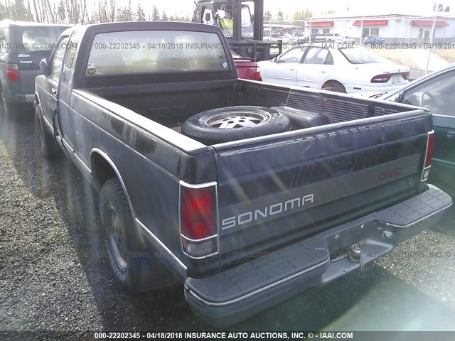 1GTDT19Z3N8509492 - 1992 GMC SONOMA BLACK photo 3