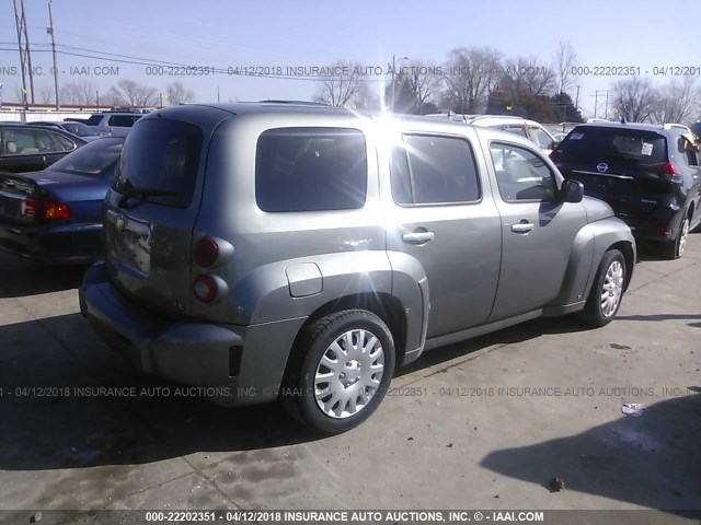 3GNDA13D27S530161 - 2007 CHEVROLET HHR LS GRAY photo 4