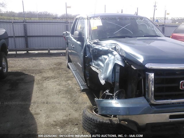 3GTP2VE35BG302584 - 2011 GMC SIERRA K1500 SLE GRAY photo 6