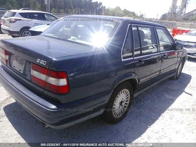 YV1KS9605W1131081 - 1998 VOLVO S90 Niebieski zdjęcie 4