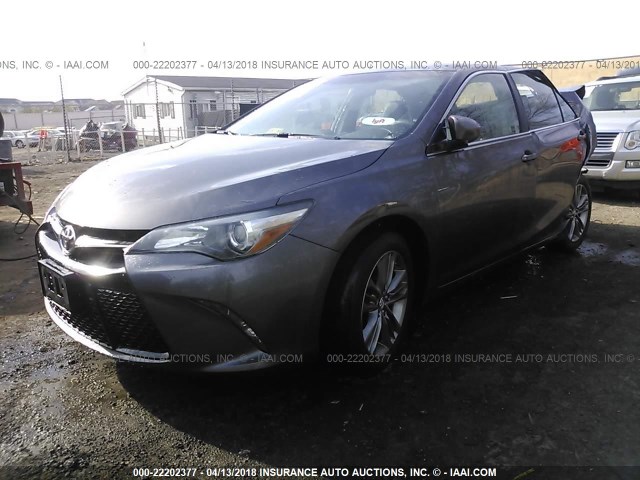 4T1BF1FK4GU120078 - 2016 TOYOTA CAMRY LE/XLE/SE/XSE GRAY photo 2