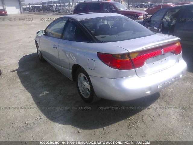 1G8ZY14712Z126647 - 2002 SATURN SC2 SILVER photo 3