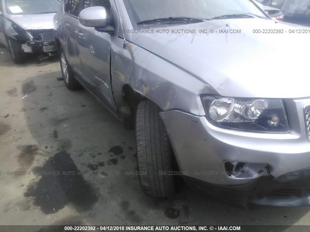 1C4NJDEB2FD304095 - 2015 JEEP COMPASS LATITUDE 银色 照片 6