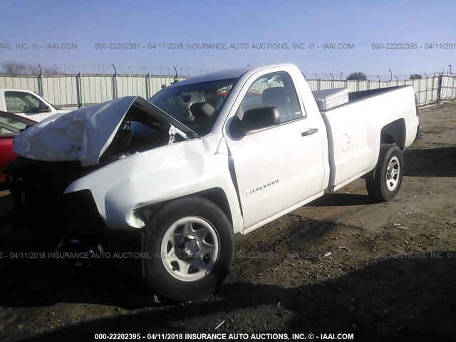 1GCNCNEH8GZ314204 - 2016 CHEVROLET SILVERADO C1500/C1500  LS WHITE photo 2