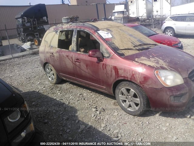 KNAFG526587190740 - 2008 KIA RONDO LX/EX MAROON photo 6