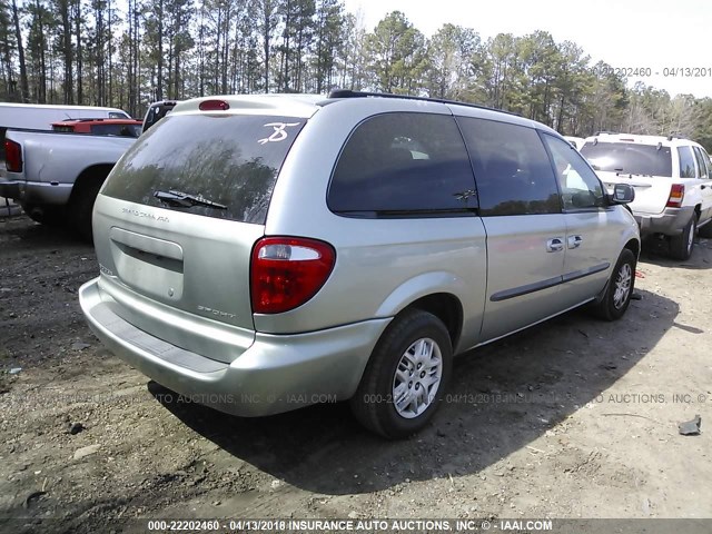 2D4GP44343R260100 - 2003 DODGE GRAND CARAVAN SPORT SILVER photo 4